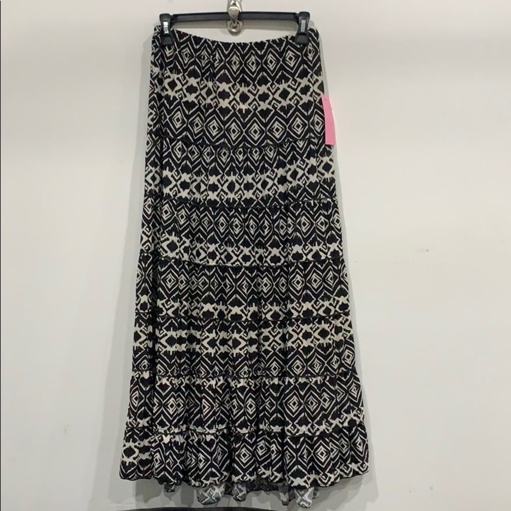 Black & White Maxi Skirt